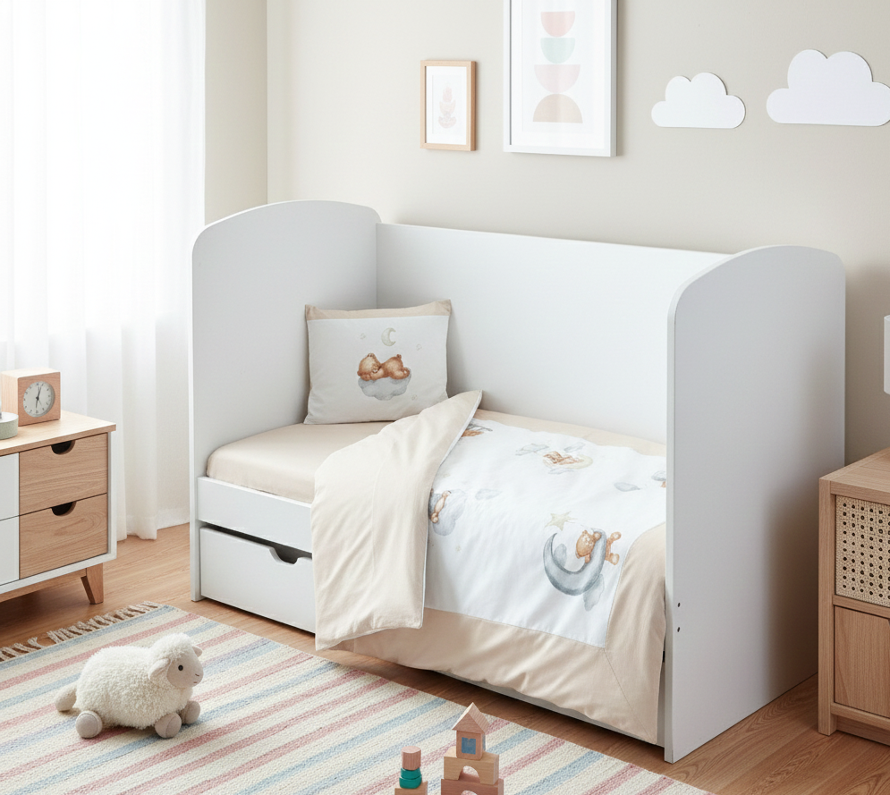 Rainy Бебешки спален комплект 3 части Baby Bear One size бежов