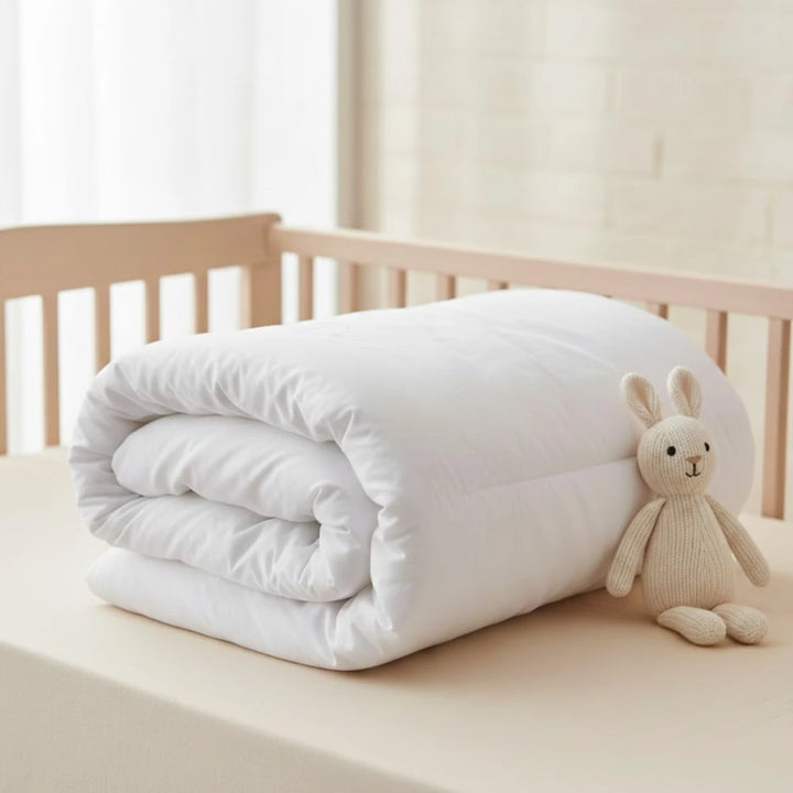 Rainy lagani dječji poplun Basic 90х110 cm. Bijeli
