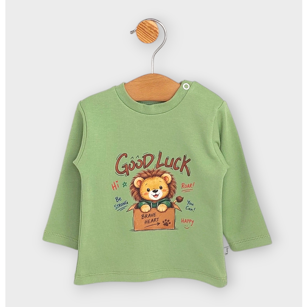 Rainy Бебешка блуза с дълъг ръкав Good Luck 62-92 см. гора