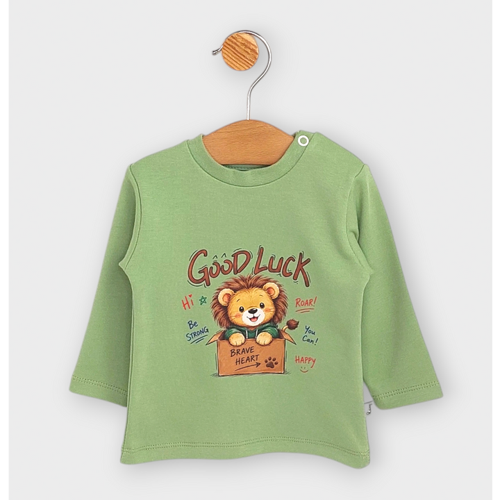 Rainy Бебешка блуза с дълъг ръкав Good Luck 62-92 см. гора