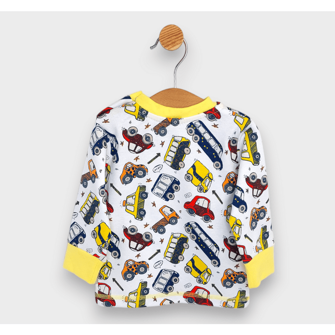 Rainy Dječja bluza dugih rukava Automobili 62-92 cm.