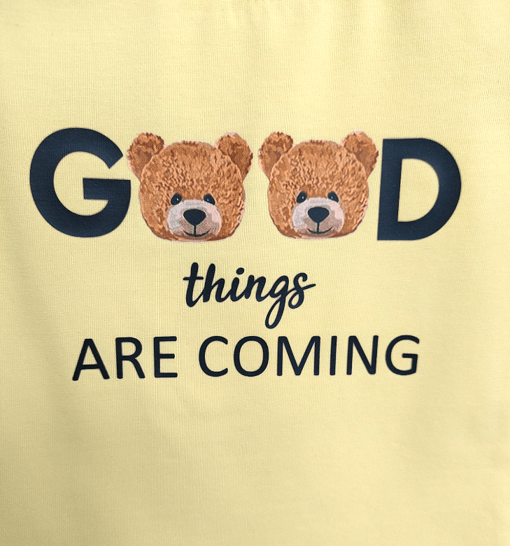 Rainy Bebeka majica kratkih rukava Good Bear 62-86 cm. žuta