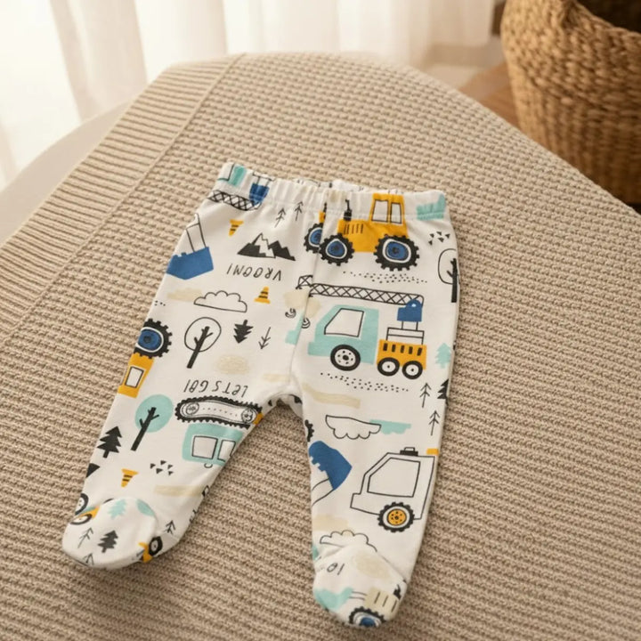 Rainy dječje hlačice za bebe 56 - 74 cm. Bageri