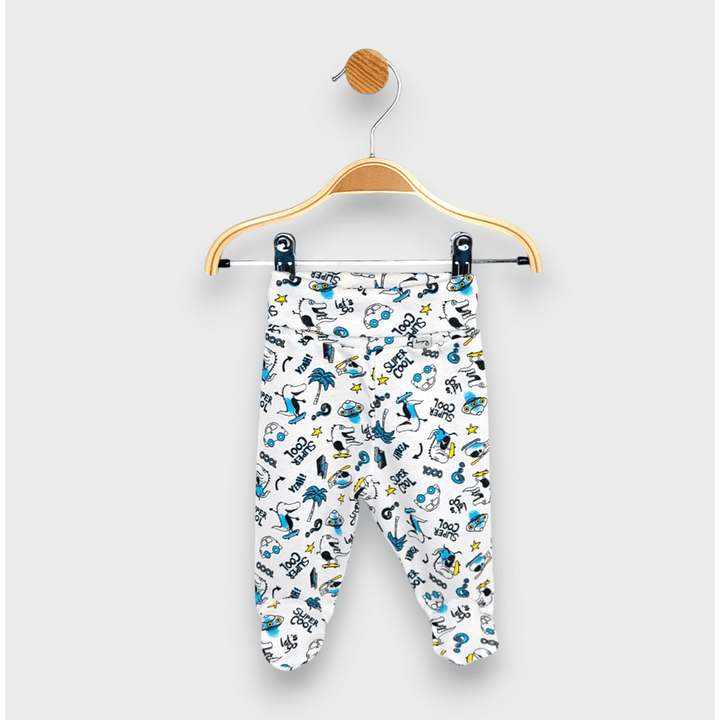Rainy Hlačice za bebe s preklopnim pojasom, 48 - 62 cm, Let's go Dino