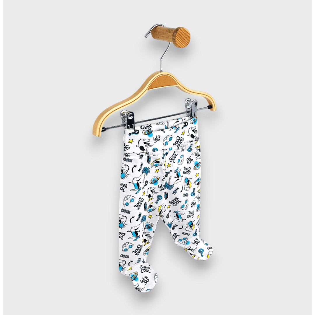 Rainy Hlačice za bebe s preklopnim pojasom, 48 - 62 cm, Let's go Dino