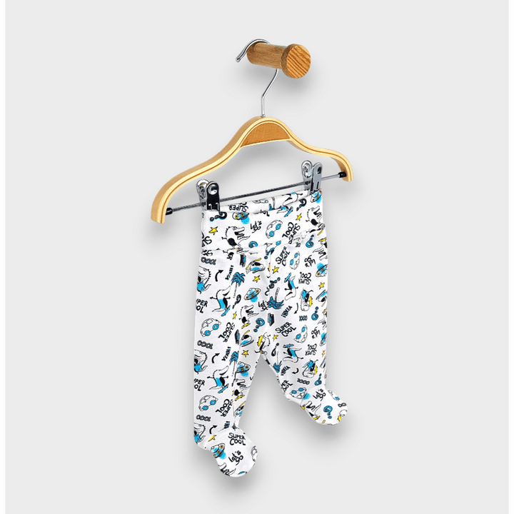 Rainy Hlačice za bebe s preklopnim pojasom, 48 - 62 cm, Let's go Dino