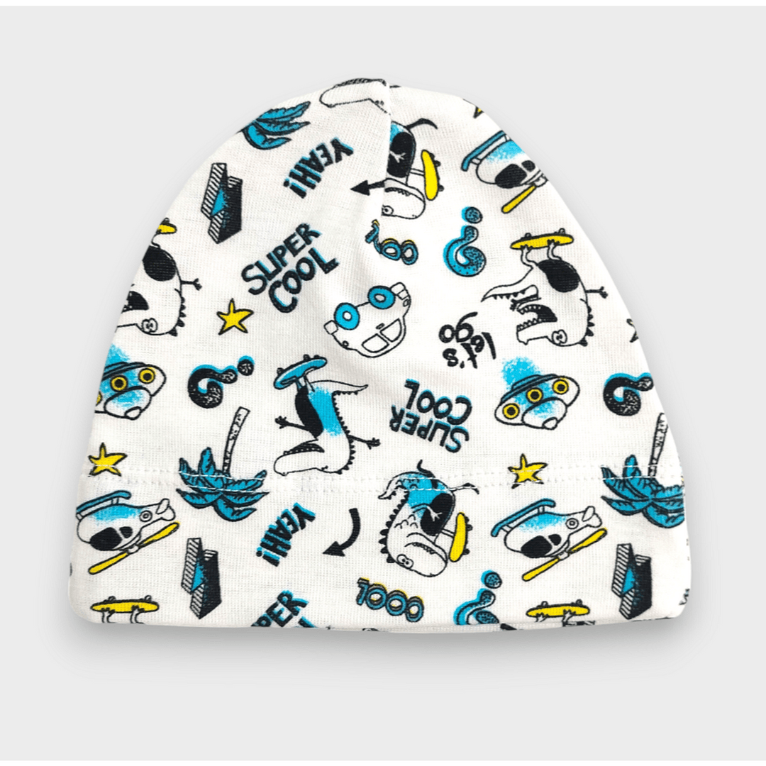 Rainy Бебешка шапка 56см. Let's go Dino