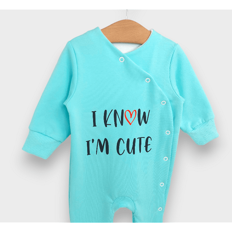 Rainy bebi kombinezon I'm cute 48 - 74 cm. svijetloplavi