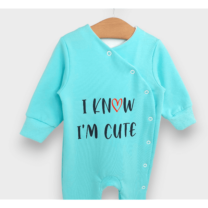 Rainy bebi kombinezon I'm cute 48 - 74 cm. svijetloplavi