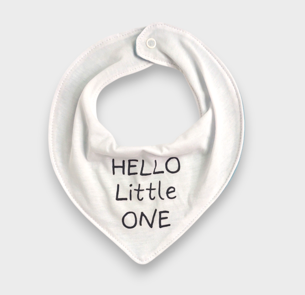 Rainy Dječji kombinezon s maramom Hello little one, dugih rukava, 56-68 cm, nebeskoplavi