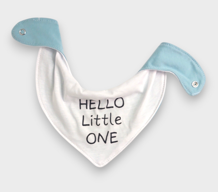 Rainy Dječji kombinezon s maramom Hello little one, dugih rukava, 56-68 cm, nebeskoplavi