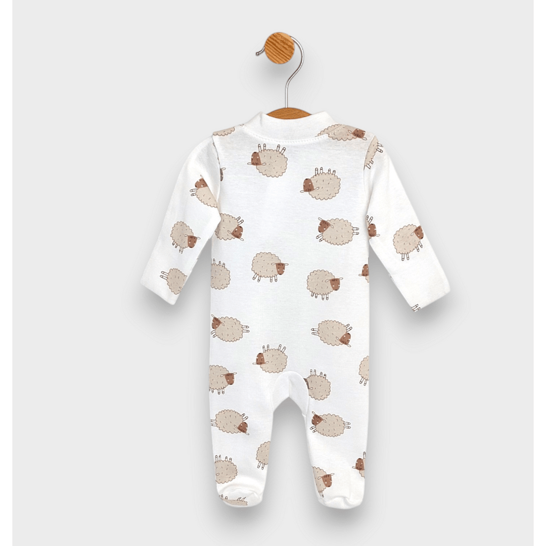 Rainy Bebeski kombinezon s patentnim zatvaračem 48 - 62 cm, Beige sheep