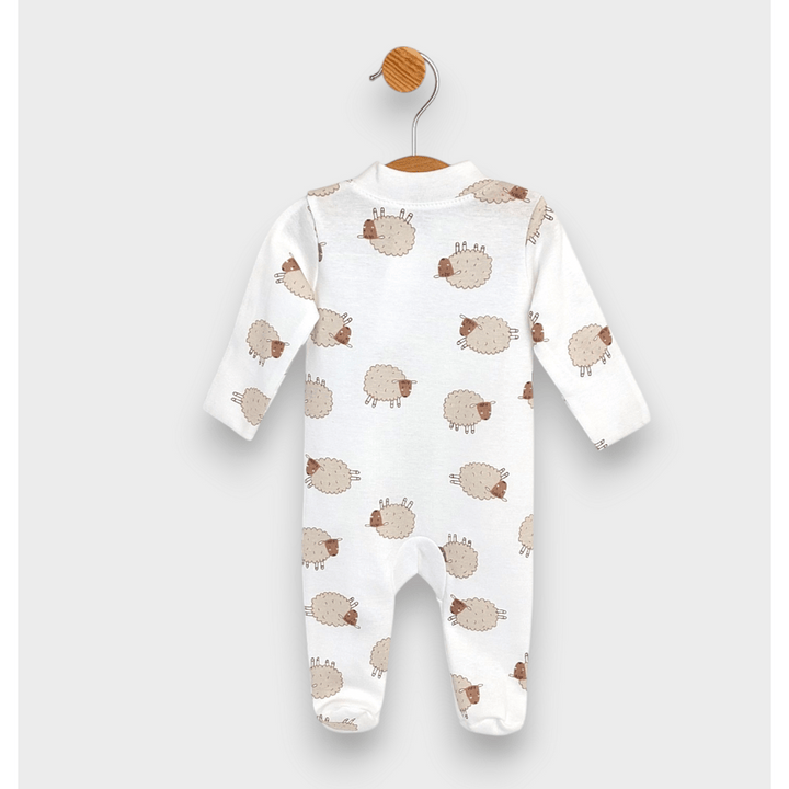 Rainy Bebeski kombinezon s patentnim zatvaračem 48 - 62 cm, Beige sheep