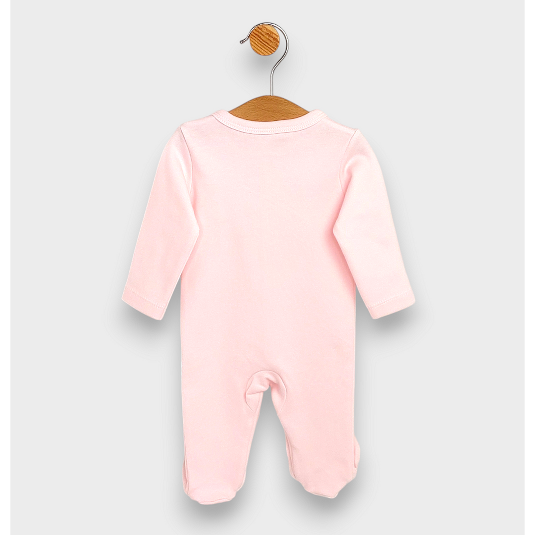 Rainy dječji kombinezon s prednjim kopčanjem 48- 62 cm. ružičasti