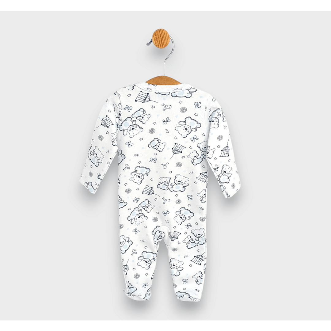 Rainy kombinezon za bebe s prednjim kopčanjem 48 - 68 cm. Plavi medvjedić