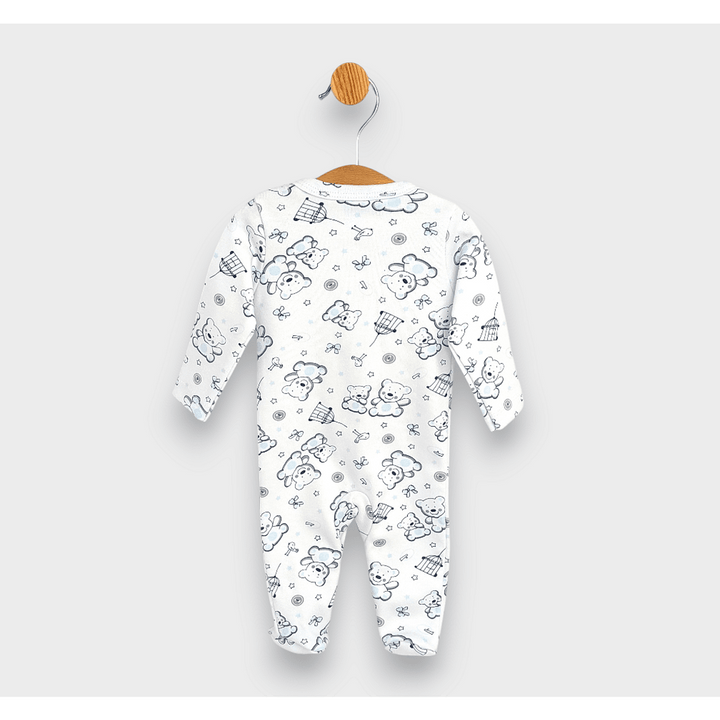Rainy kombinezon za bebe s prednjim kopčanjem 48 - 68 cm. Plavi medvjedić