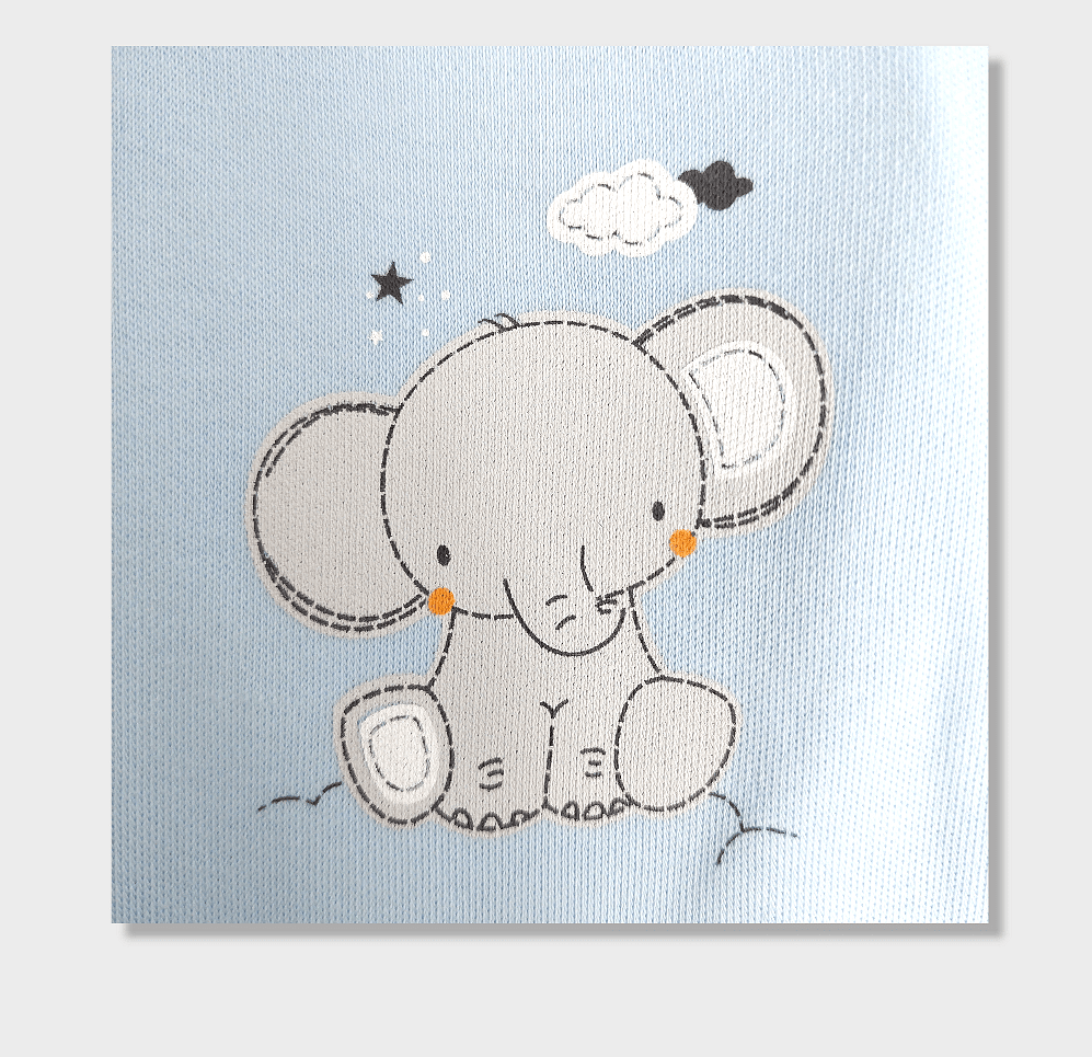 Rainy Bebekasti kombinezon s rukavicama i prsnikom 48 - 62 cm, Elephant