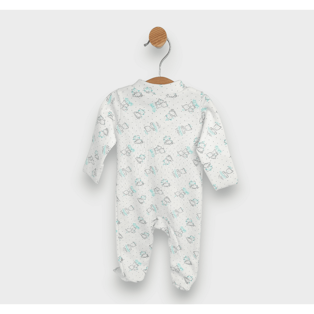 Rainy Dječji kombinezon Sivi medvjedići Baby s patentnim zatvaračem 48 - 68 cm.