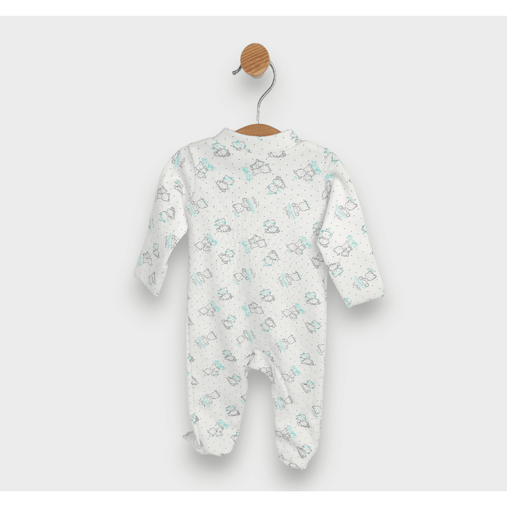 Rainy Dječji kombinezon Sivi medvjedići Baby s patentnim zatvaračem 48 - 68 cm.