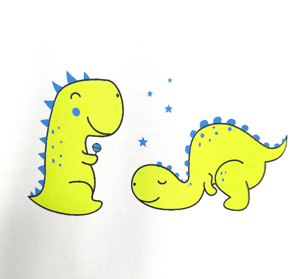Rainy Bebeki komplet od 2 dijela Dinosauri 62-80 cm. zeleni