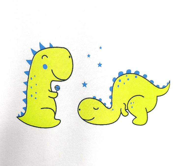 Rainy Bebeki komplet od 2 dijela Dinosauri 62-80 cm. zeleni