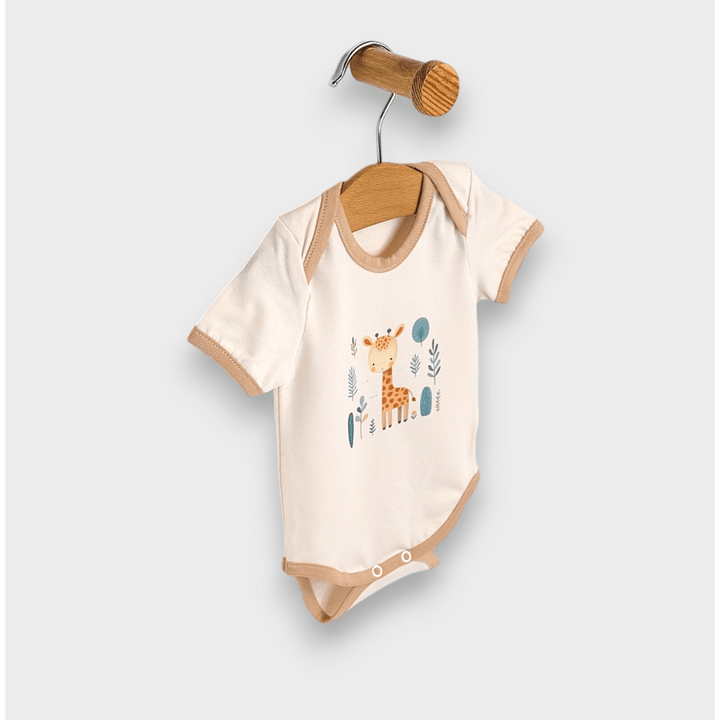Rainy Бебешки комплект 3 части Baby giraffe 56-74см. мока
