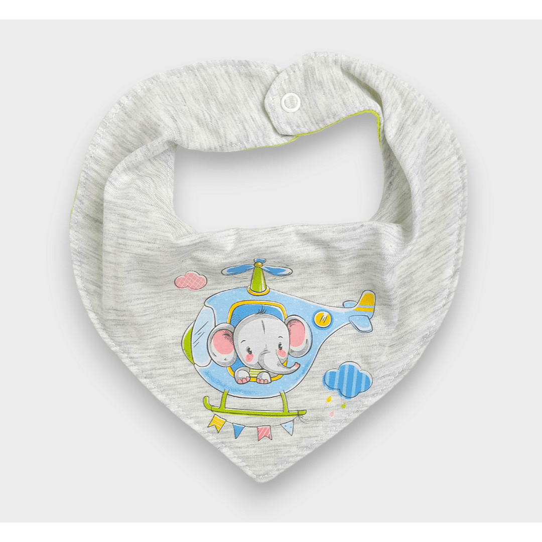 Rainy 3-dijelni komplet za bebe Slončić u avionu 56-74 cm.