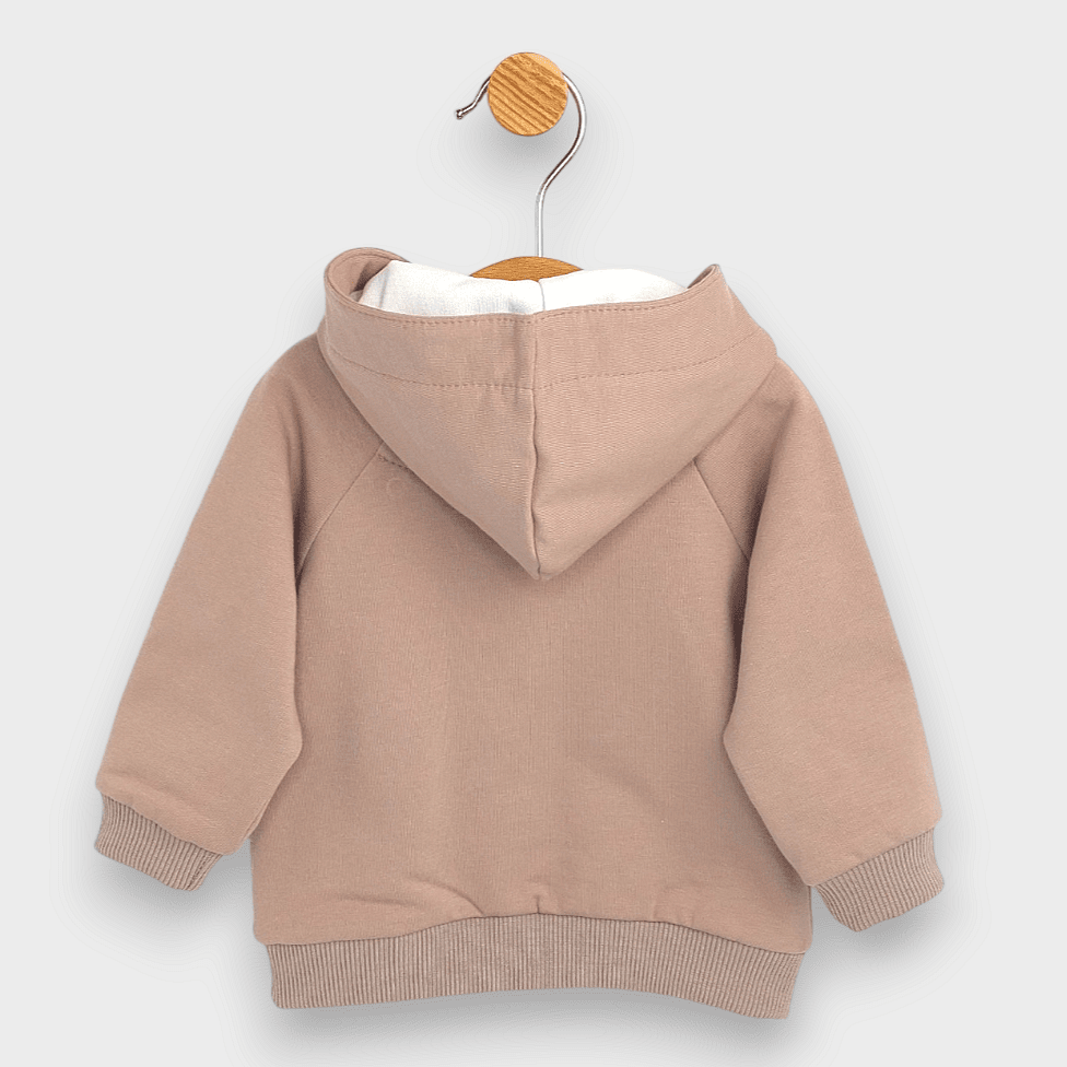 Rainy Dvodijelni komplet za bebe Medvjedić 62-92 cm badem