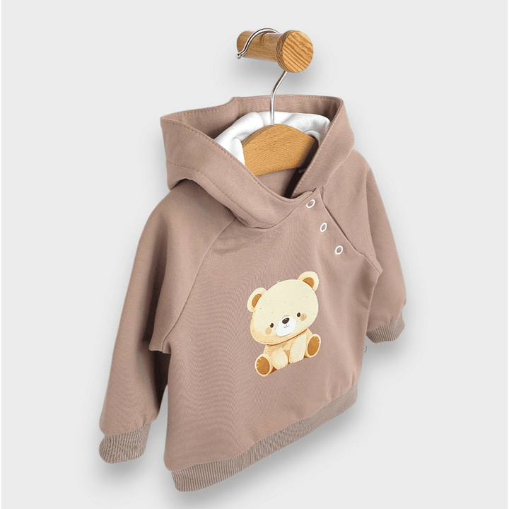 Rainy Dvodijelni komplet za bebe Medvjedić 62-92 cm badem