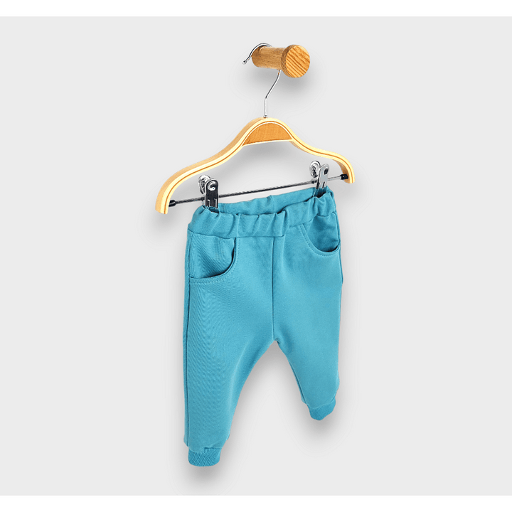 Rainy Dvodijelni komplet za bebe, pahuljasti medo, 62-92 cm, ekru/bor