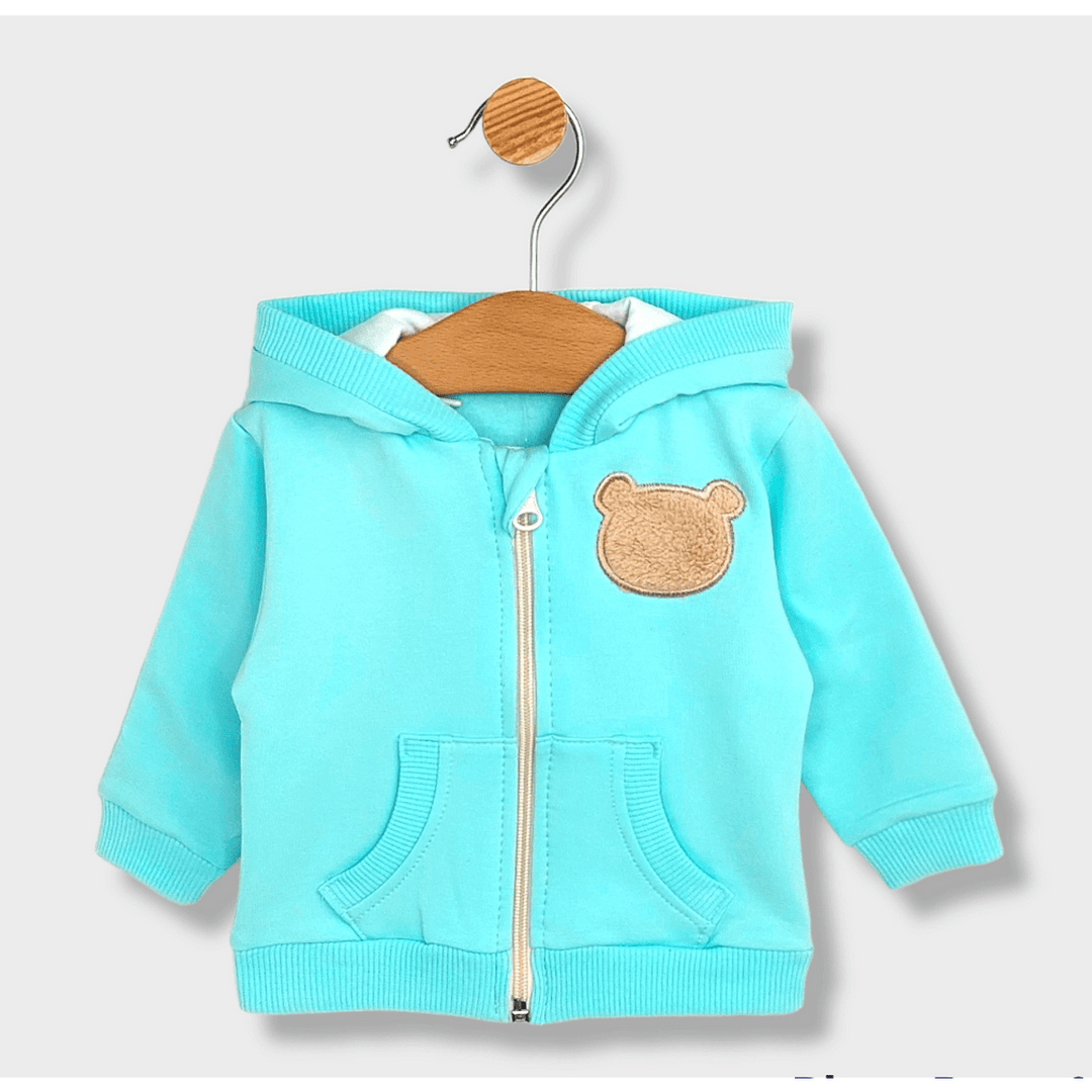 Rainy Dvodijelni komplet za bebe Plišani medvjedić 62-92 cm. rezeda