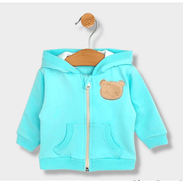 Rainy Dvodijelni komplet za bebe Plišani medvjedić 62-92 cm. rezeda