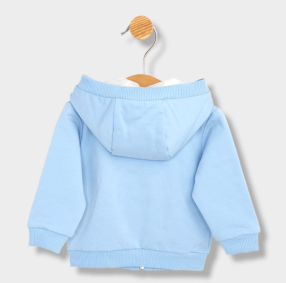 Rainy Dvodijelni komplet za bebe Plišani medvjedić 62-92 cm. plavi