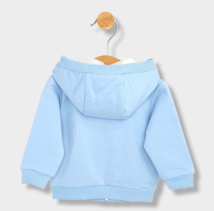 Rainy Dvodijelni komplet za bebe Plišani medvjedić 62-92 cm. plavi