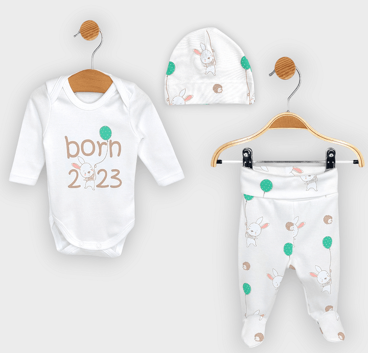 Rainy 3-dijelni komplet za bebe Born 2023 48-62 cm.