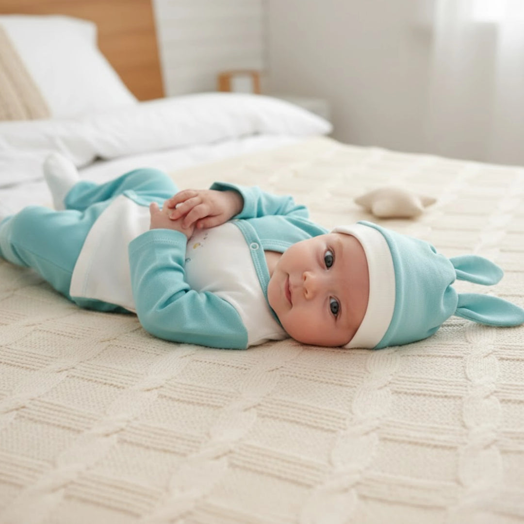 Rainy Бебешки комплект от 3 части Little one 48-62 см.