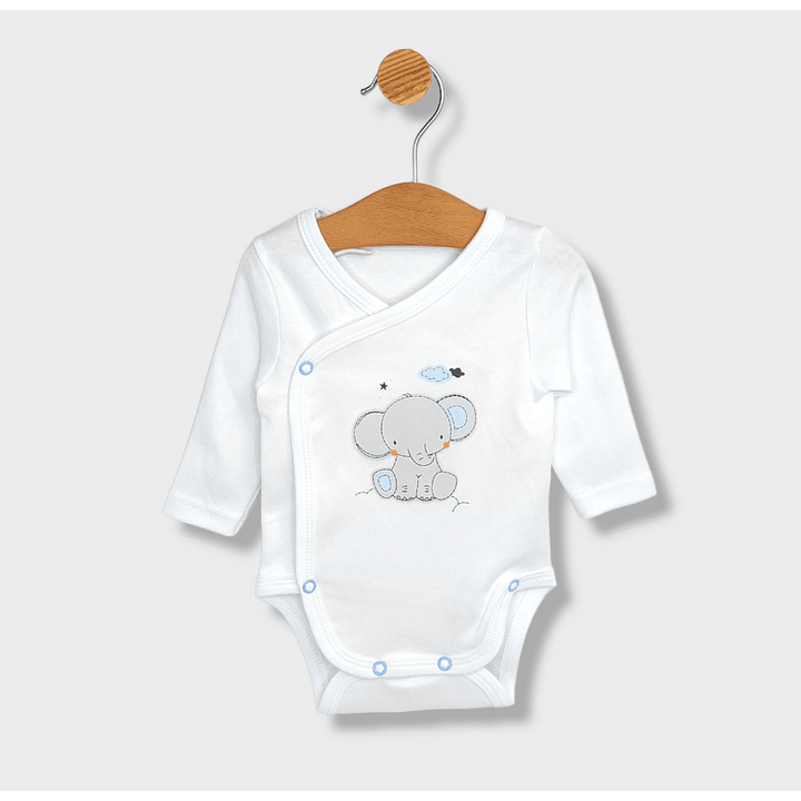 Rainy komplet za izlazak iz rodilišta za bebe, 7 dijelova, Elephant plavi