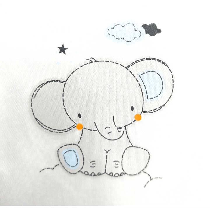 Rainy komplet za izlazak iz rodilišta za bebe, 7 dijelova, Elephant plavi