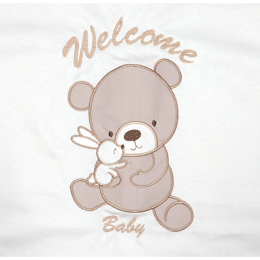 Rainy komplet za izlazak iz rodilišta za bebe, 7 dijelova, Welcome Baby Bear and Rabbit