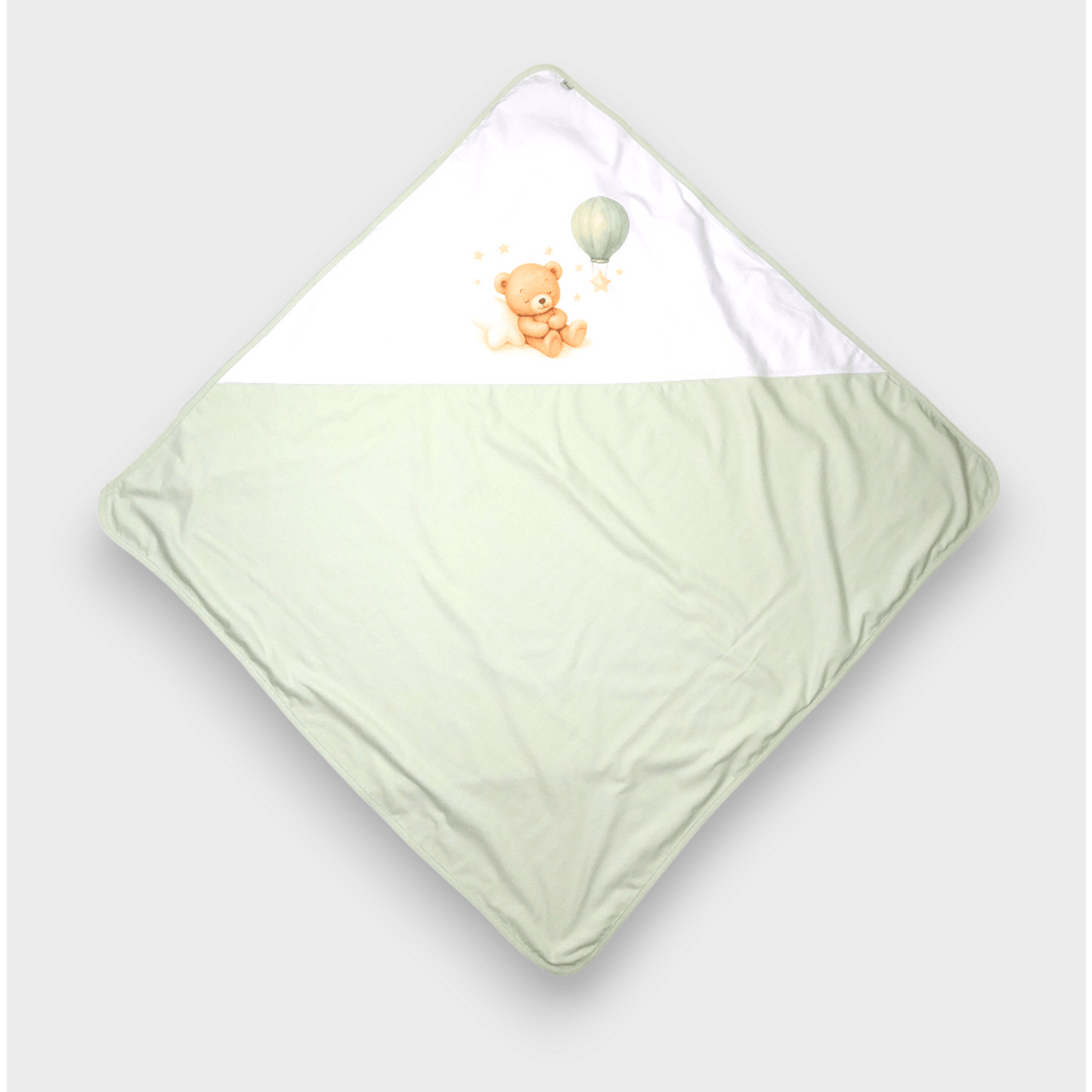 Rainy Komplet za izlazak iz rodilišta za bebe, 8 dijelova, Green bear