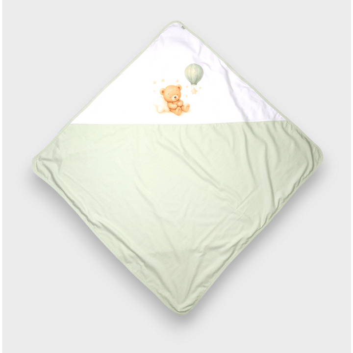 Rainy Komplet za izlazak iz rodilišta za bebe, 8 dijelova, Green bear