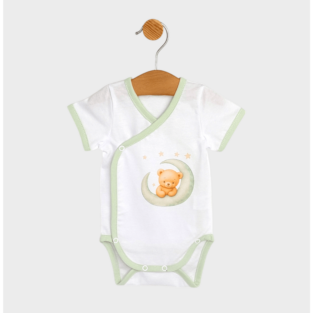 Rainy Komplet za izlazak iz rodilišta za bebe, 8 dijelova, Green bear