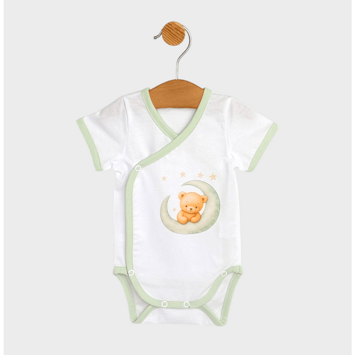 Rainy Komplet za izlazak iz rodilišta za bebe, 8 dijelova, Green bear