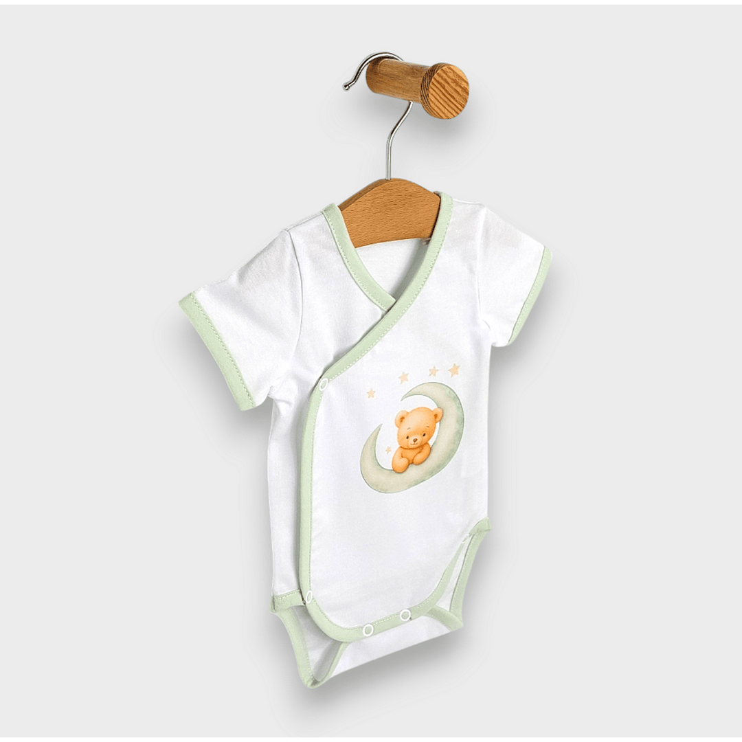 Rainy Komplet za izlazak iz rodilišta za bebe, 8 dijelova, Green bear