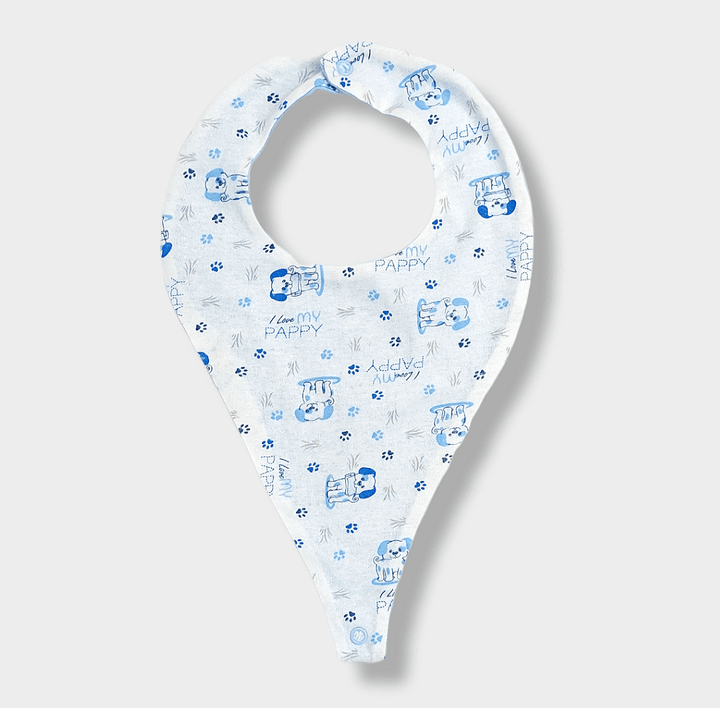 Rainy Bebeska bandana-slinavac s držačem za dudu Psić