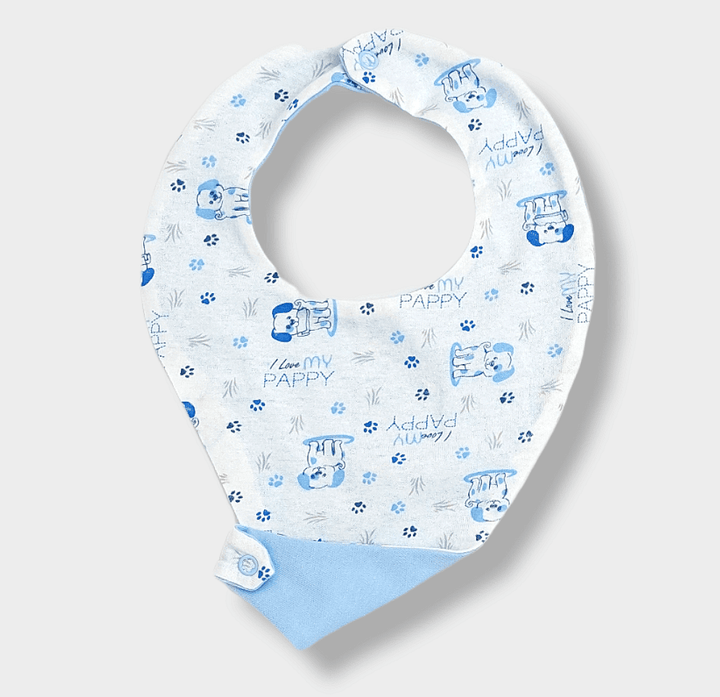 Rainy Bebeska bandana-slinavac s držačem za dudu Psić