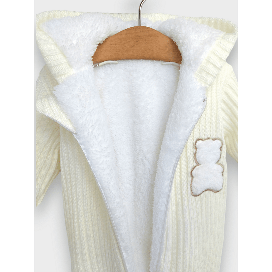 Rainy Dječji pleteni kombinezon White bear 56 - 80 cm. ekru