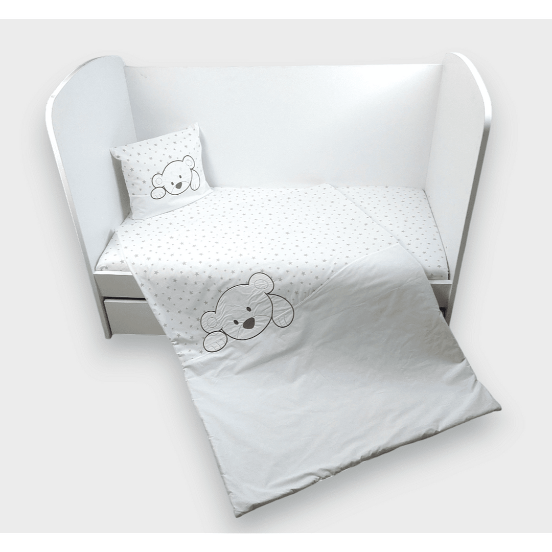 Rainy 3-dijelni komplet posteljine za bebe 70х140 cm. Medvjedić