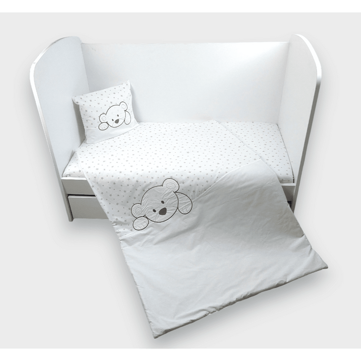 Rainy 3-dijelni komplet posteljine za bebe 70х140 cm. Medvjedić