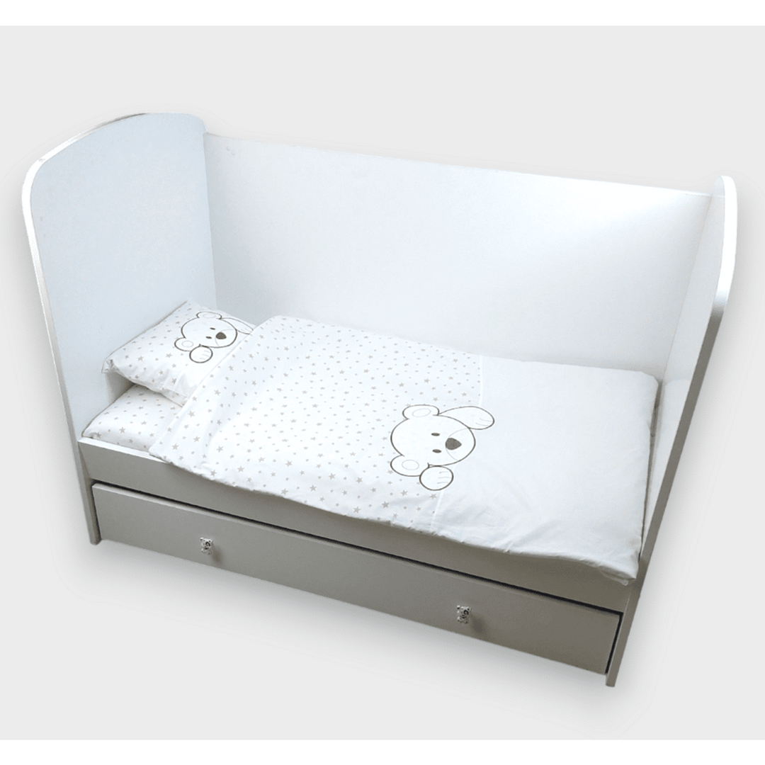 Rainy 3-dijelni komplet posteljine za bebe 70х140 cm. Medvjedić